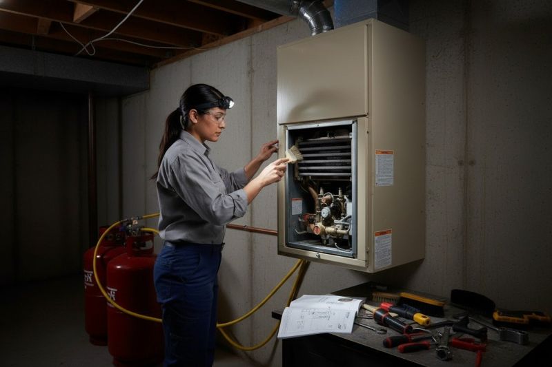 Local Propane Boiler Repair pros at work
